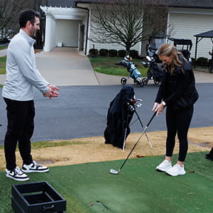 Present-Moment Awareness – being fully focused where your feet are on the golf course